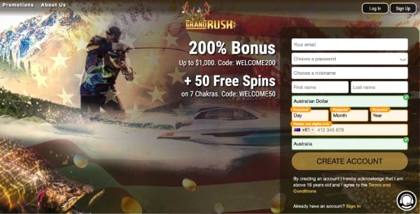 Grand Rush Casino Review