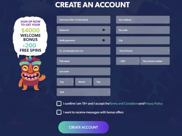 Creating an Account