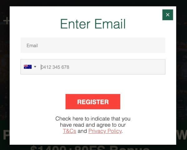 Sign Up Process